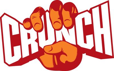 A red and orange punch logo with the word 