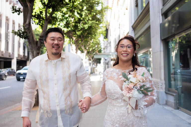 Downtown LA wedding photos Los Angeles photographer urban wedding city skyline photography